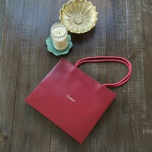 Cartier Red small Shopping bag